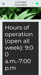 Mobile Screenshot of lacasacannabis.com
